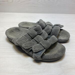 Vionic Snooze Adjustable Strappy Sandals Women's Sz 7 Gray Orthotic Arch Support